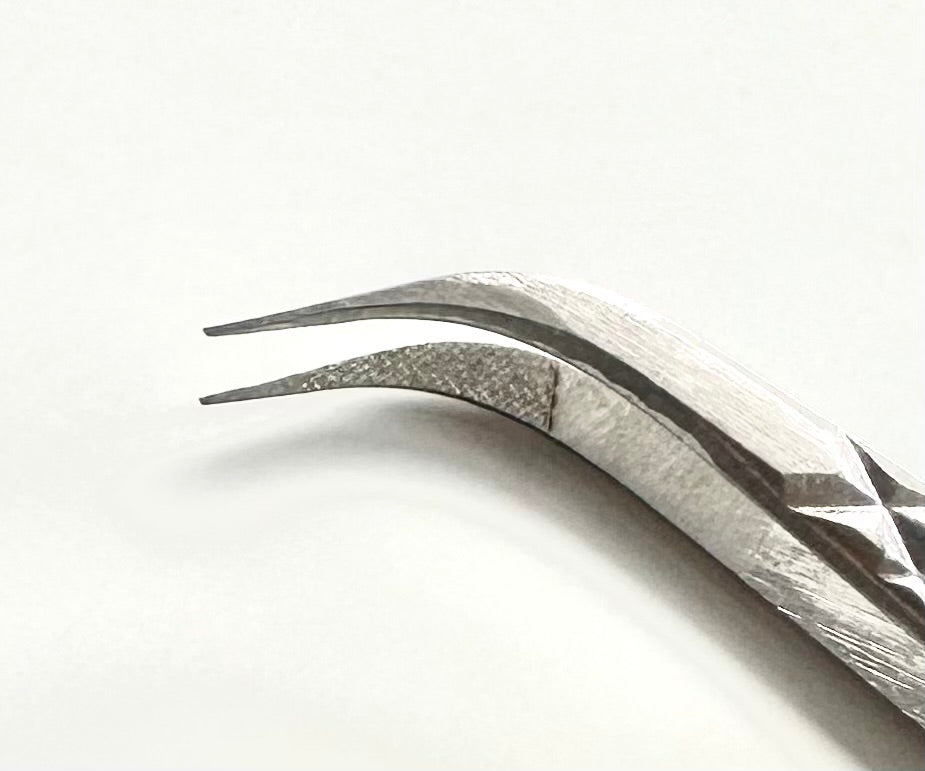 Fiber tip tweezer model 3 Gray