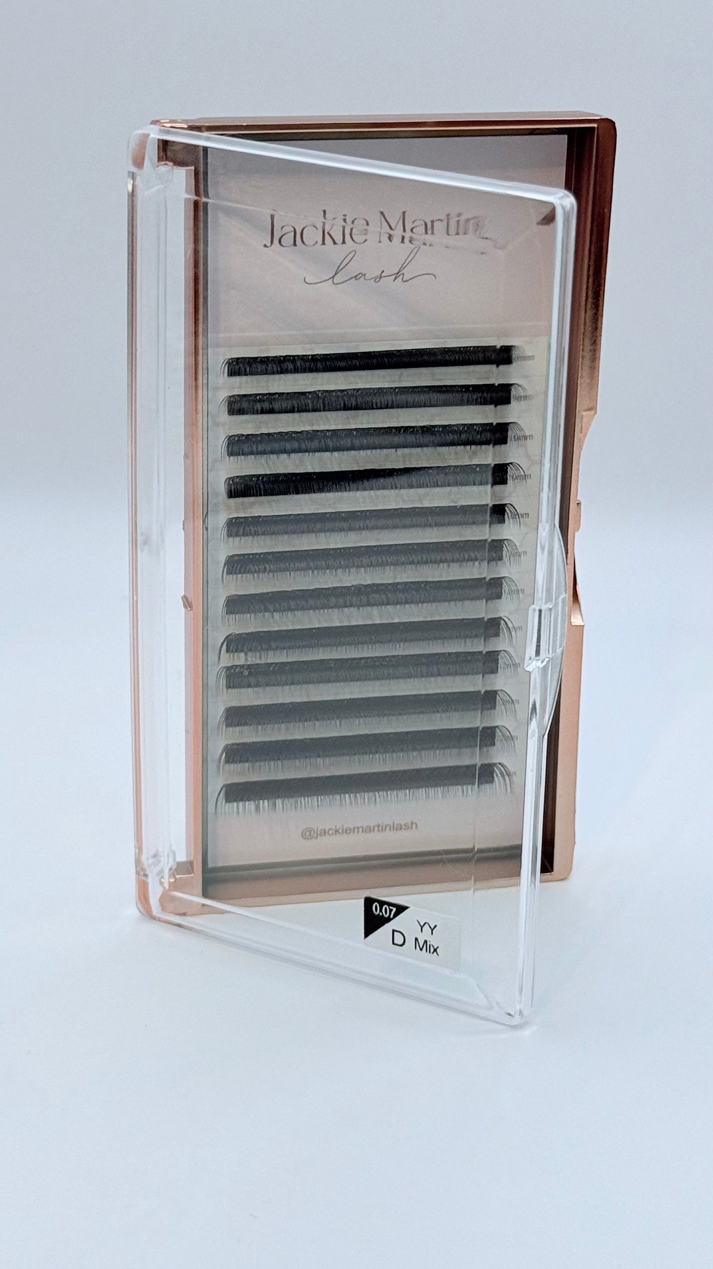Dark Brown YY Eyelashes Extension Lashes Shaped 0.07 D MIX