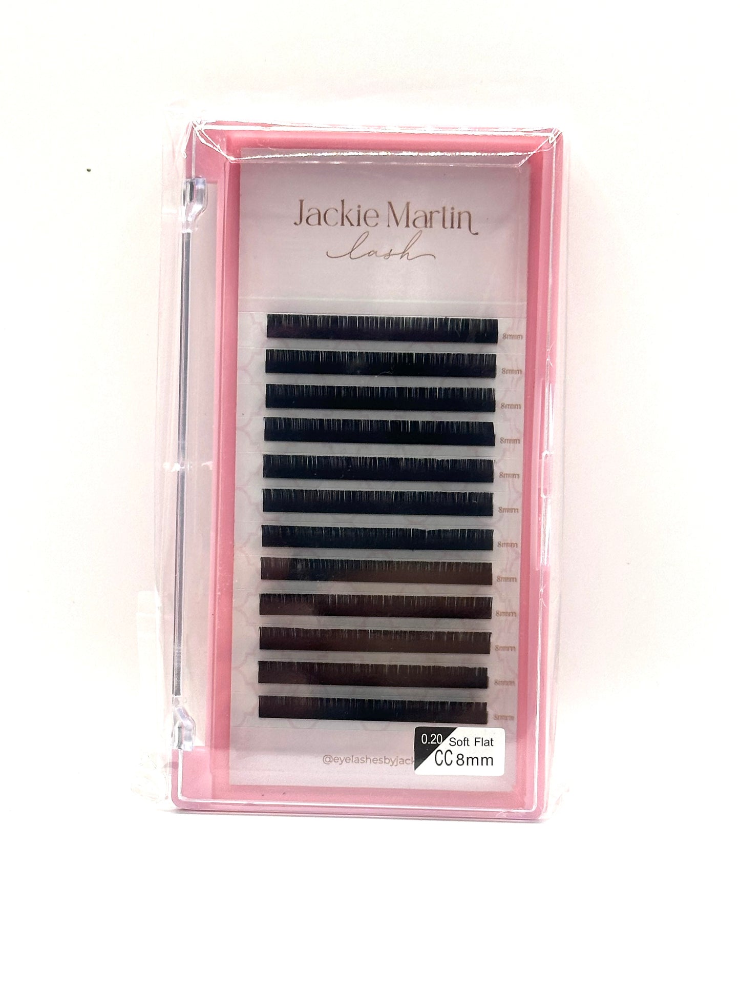 Eyelash extension 8mm 0.20 Soft Flat CC