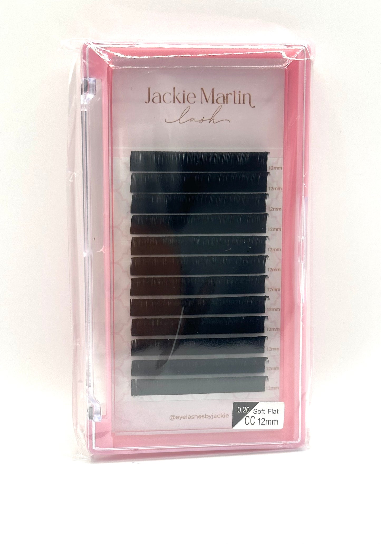 Eyelash extension 12mm 0.20 Soft Flat CC